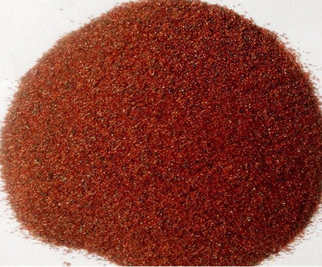Granat abrasive blast media